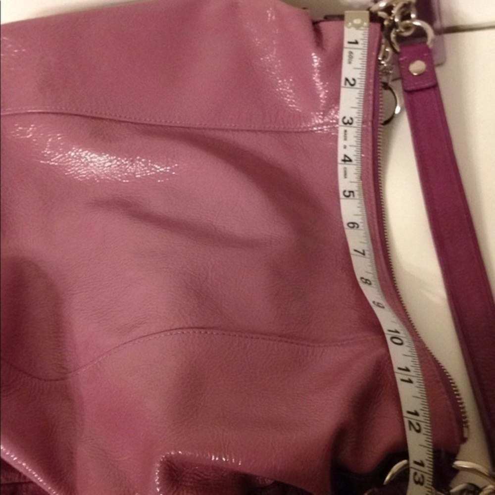 COACH poppy jazzy purple patent leather bag - Picture 10 of 10